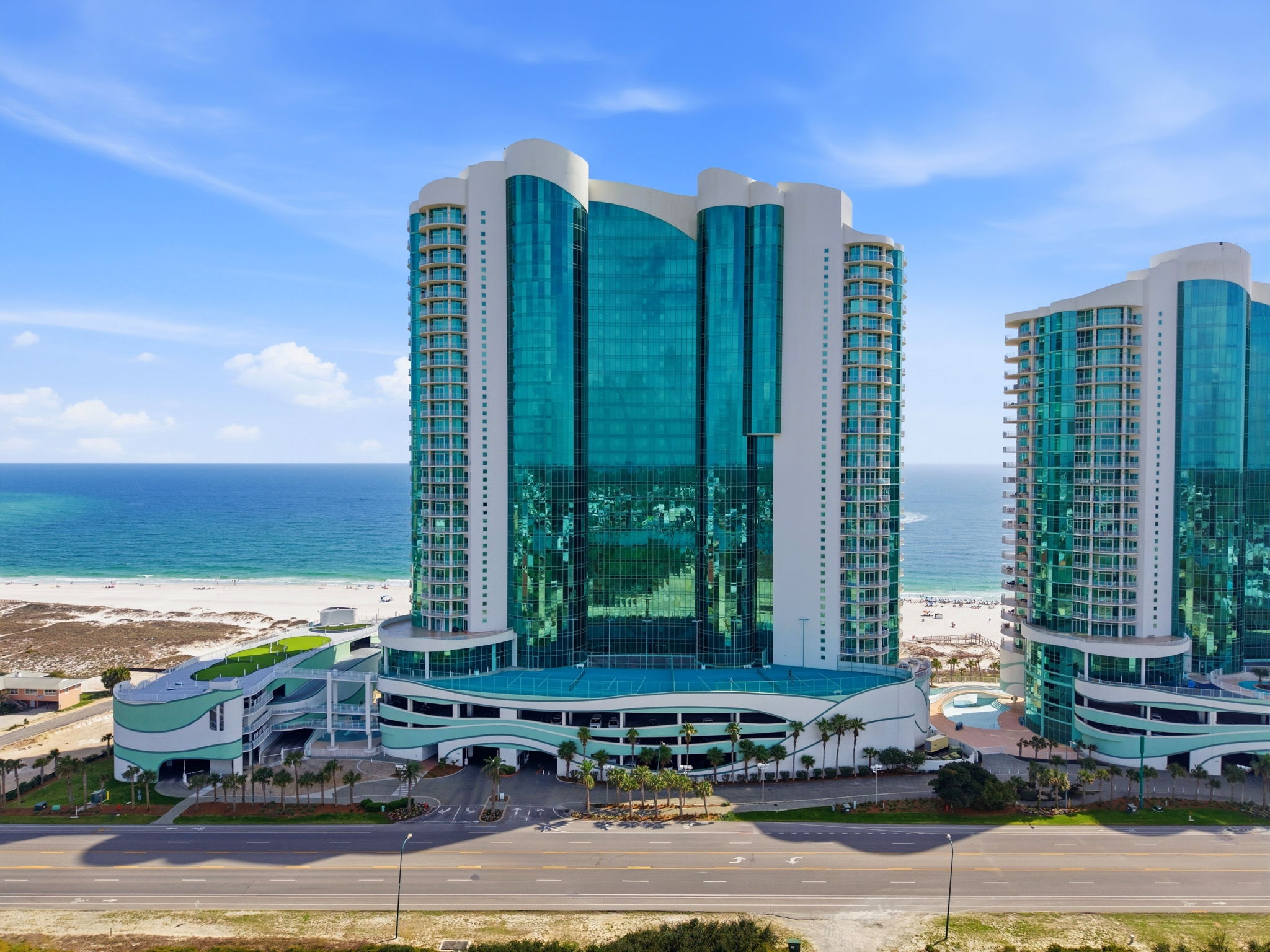 Turquoise Place From Above Front