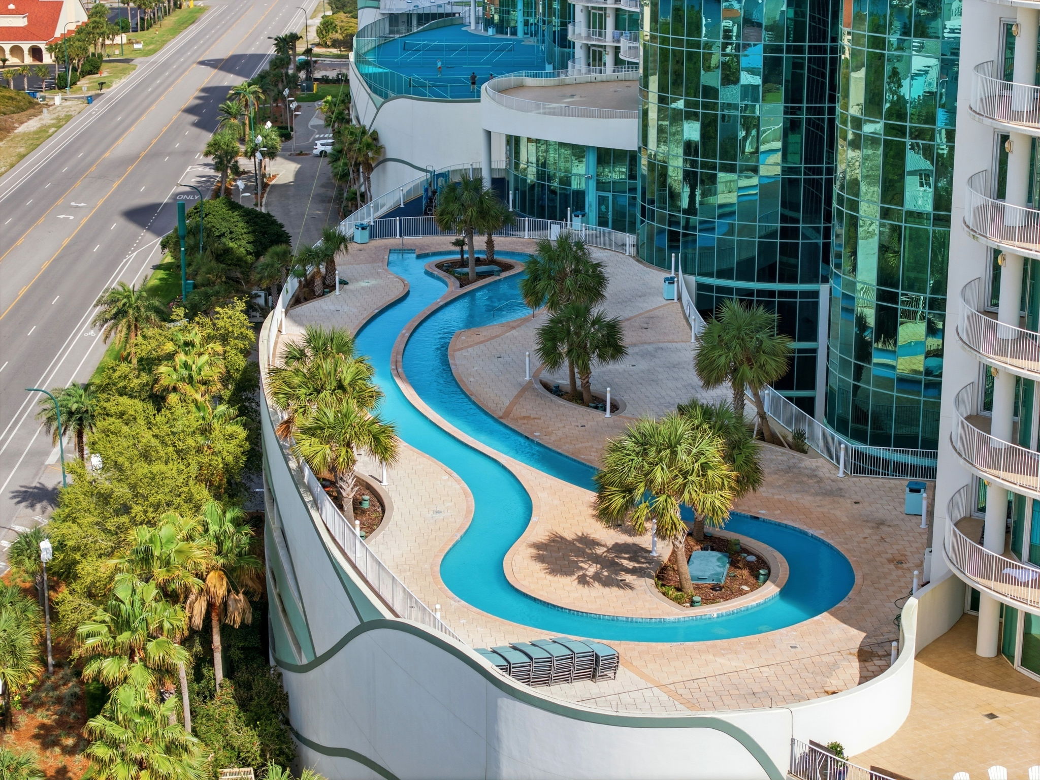 Turquoise Place From Above Lazy River