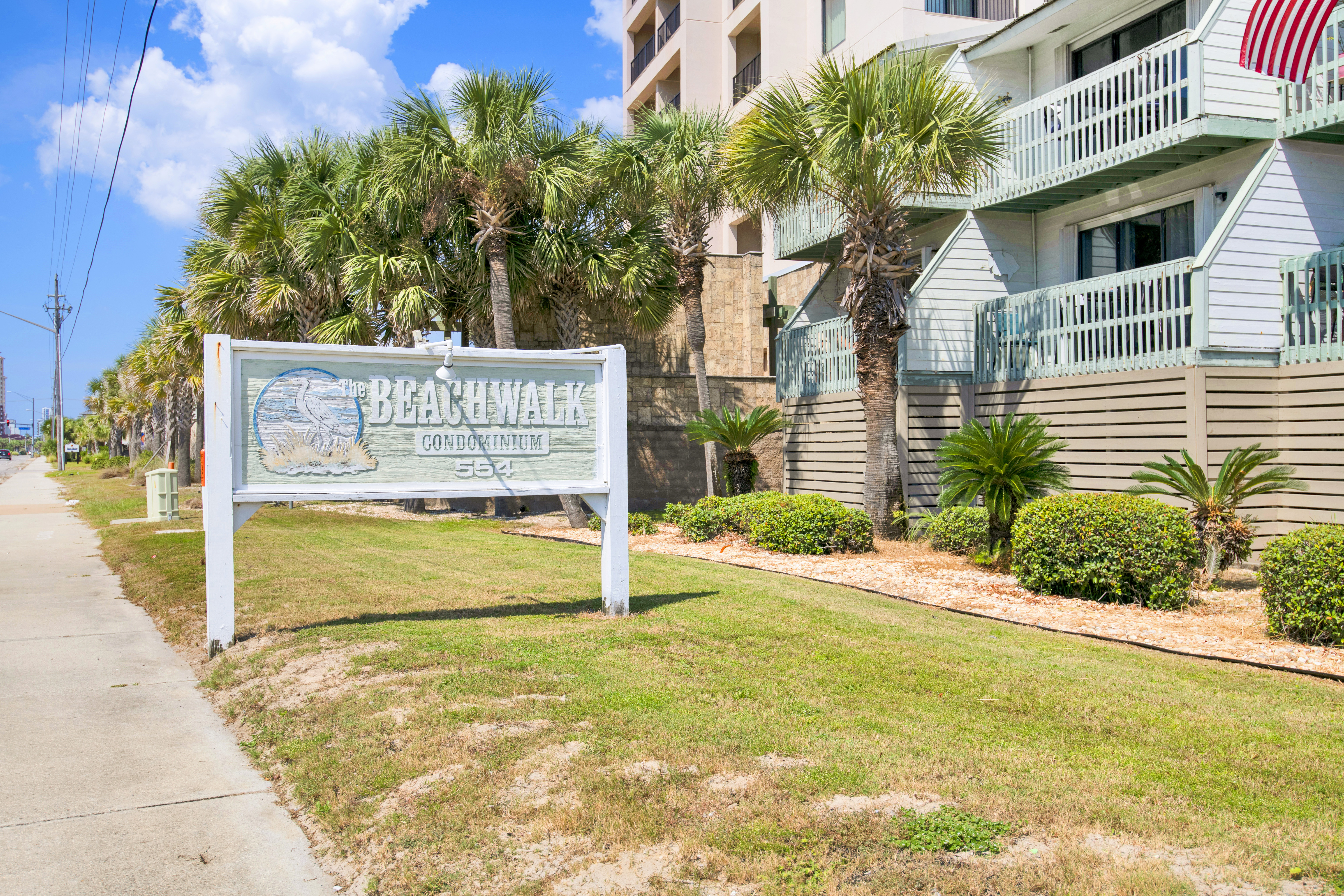 Beachwalk Condominiums Front Sign