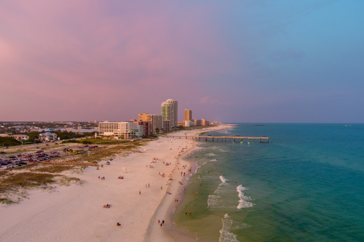 Orange Beach Aerial View